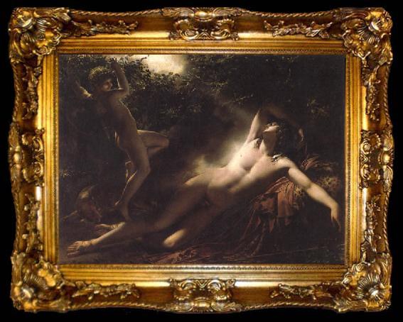 framed  Anne-Louis Girodet-Trioson The Sleep of Endymion, ta009-2